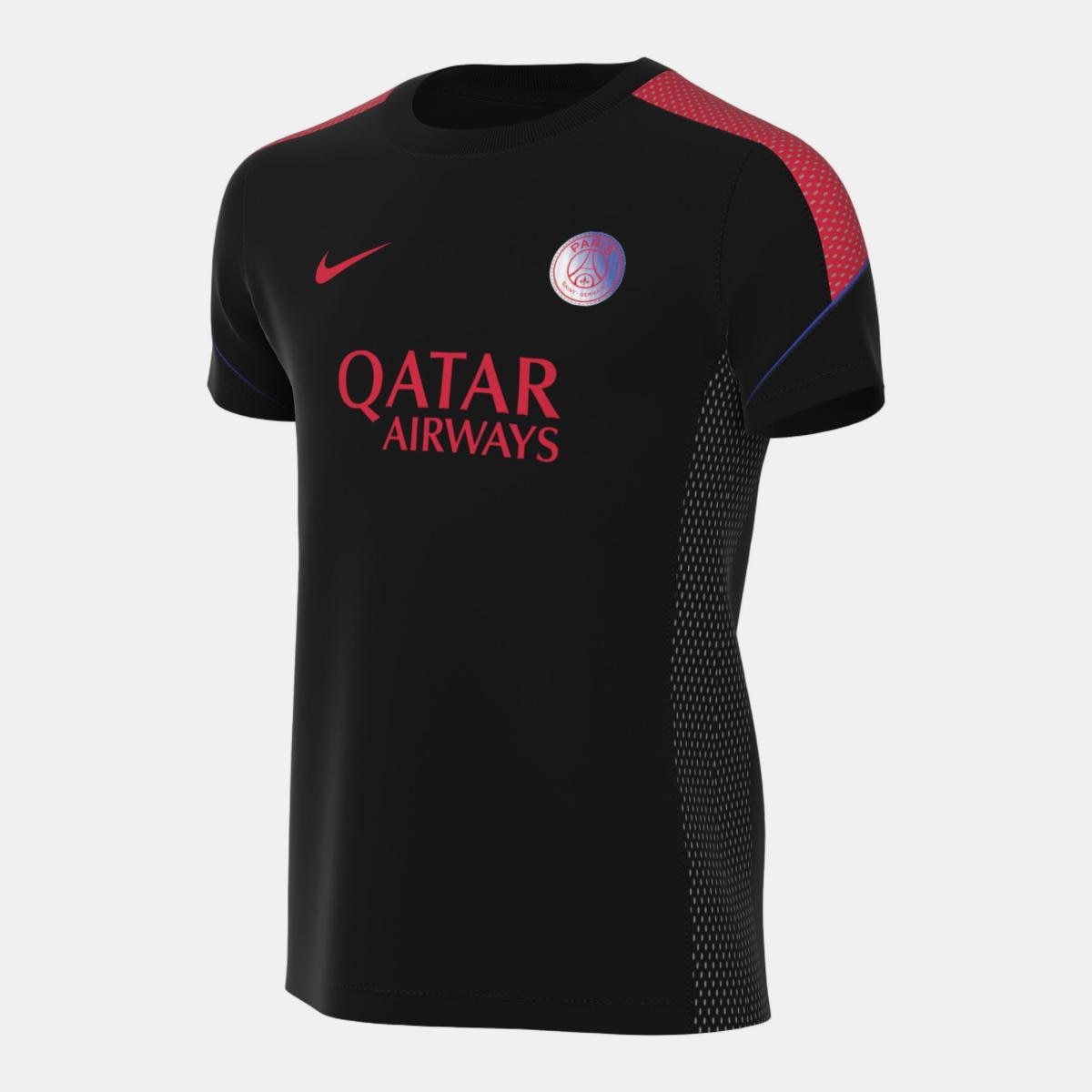 T-shirt de Criança PSG Paris Saint-Germain FC 2026-2027 Dri-FIT Strike Preto-1