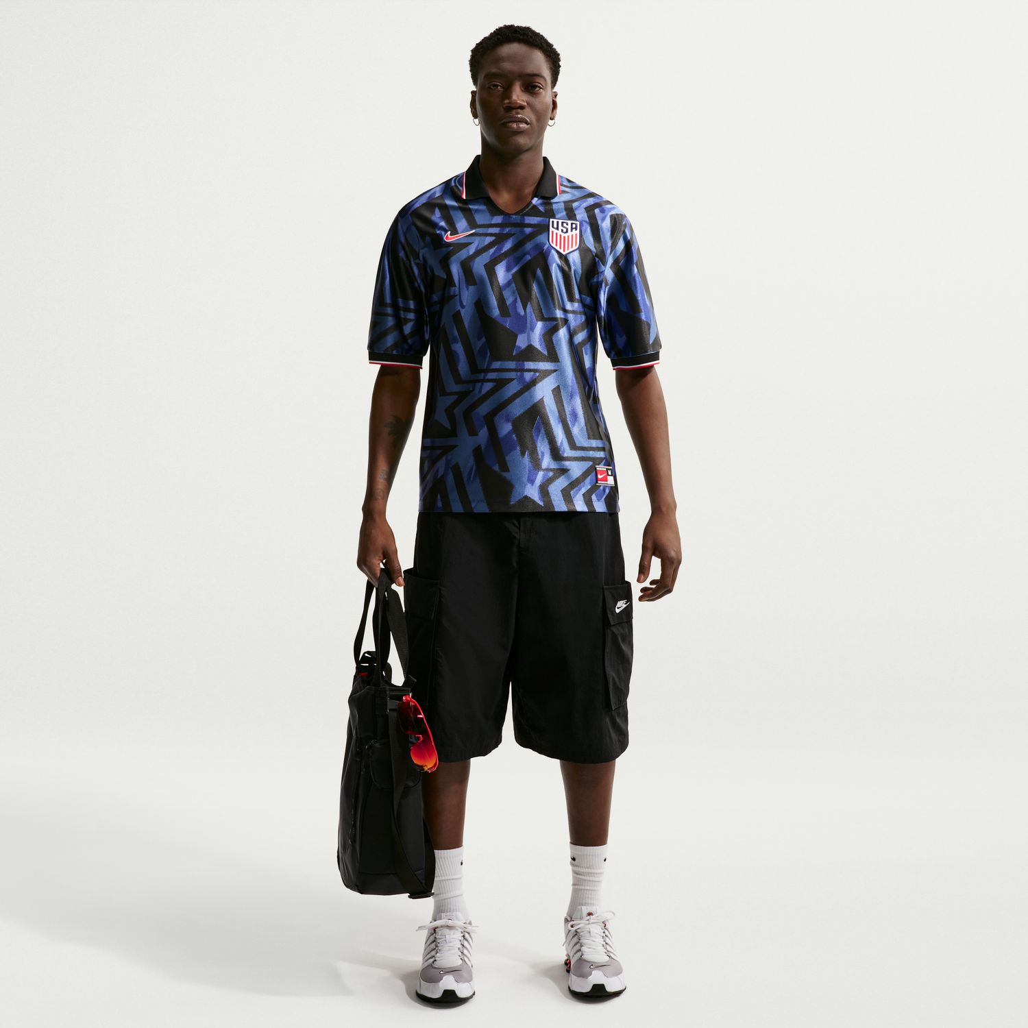T-shirt de Homem USA Estados Unidos Dri-FIT Energy Azul-marinho-5