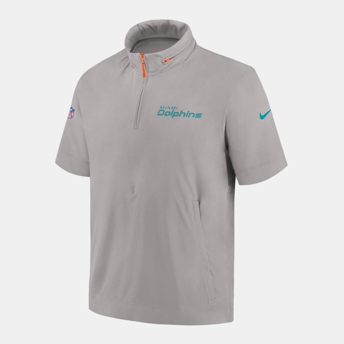 Polo de hombre Miami Dolphins NFL Coach Nike - Gris Gris-1