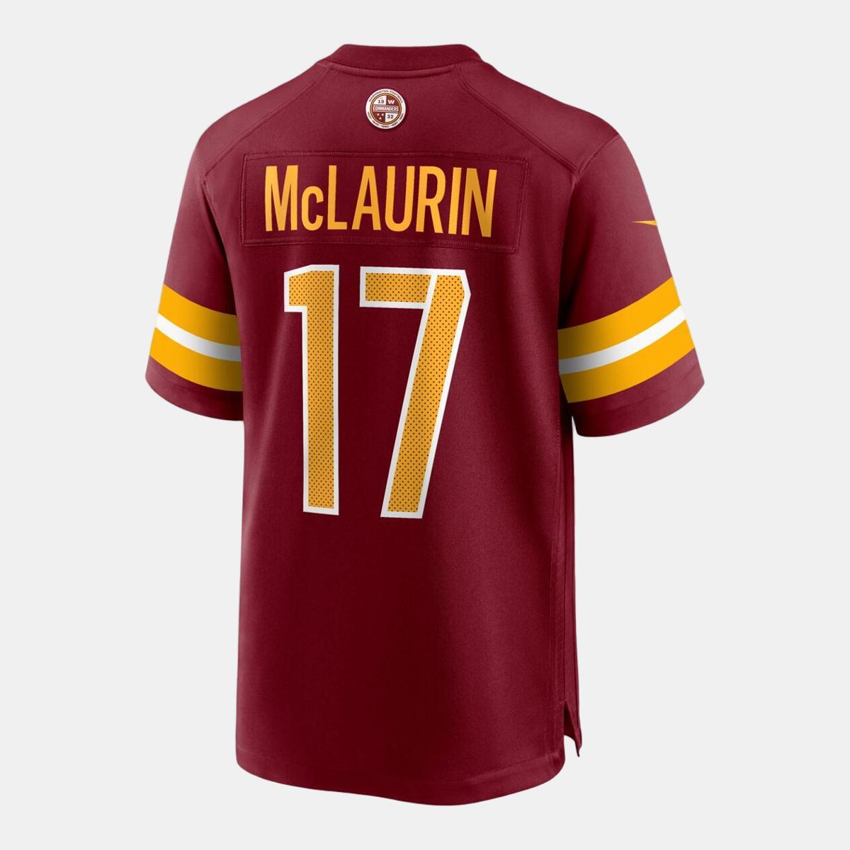 T-Shirt Washington Commanders Nfl Mclaurin Fanatics Nike Bordeaux-3