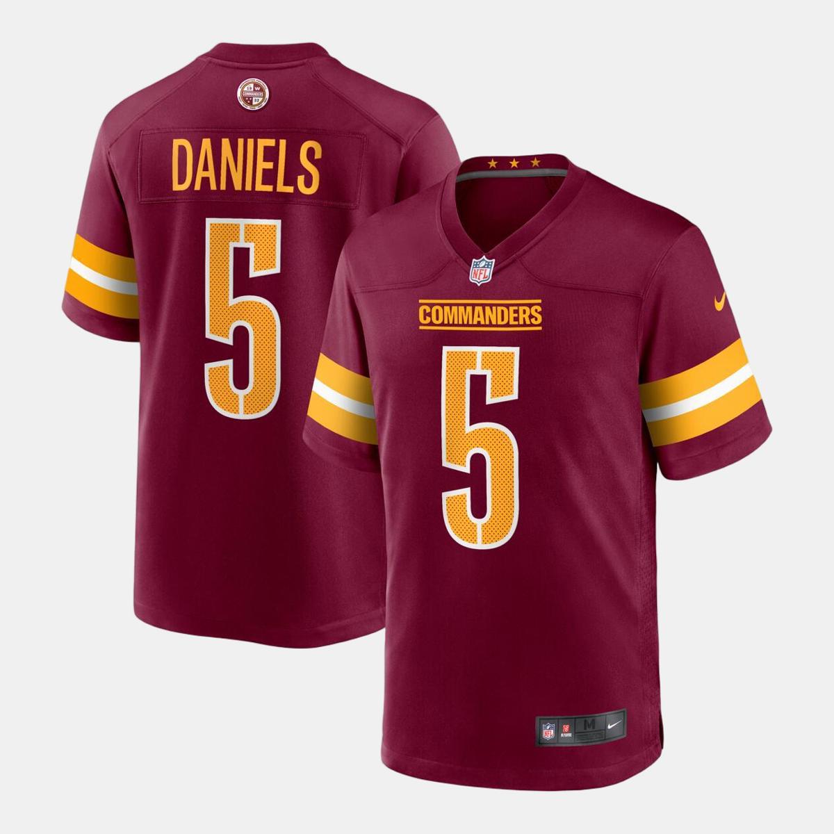 T-Shirt Washington Commanders Nfl Daniels Fanatics Nike Bordeaux-3