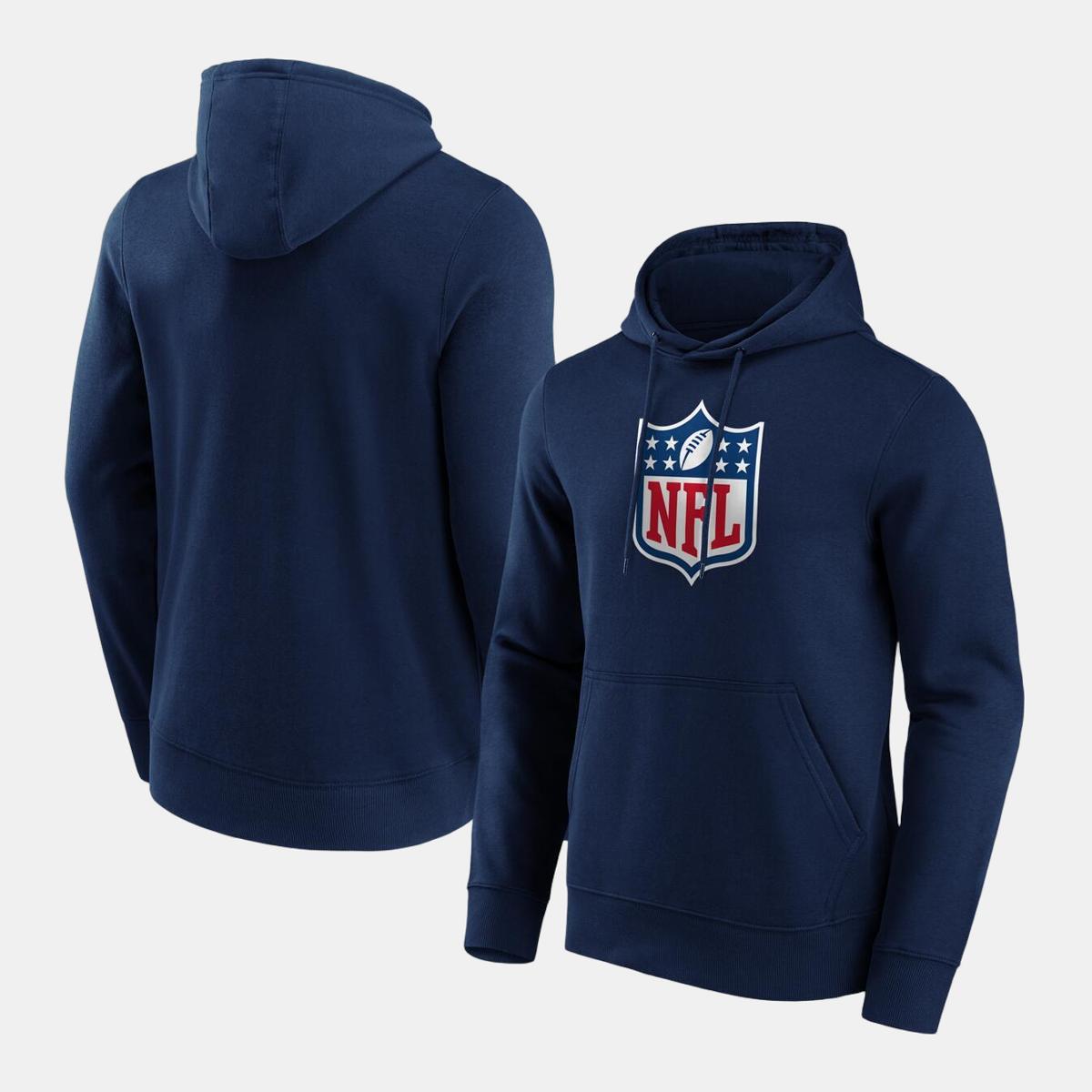 Sweatshirt de Adulto Nfl Shield Azul-2