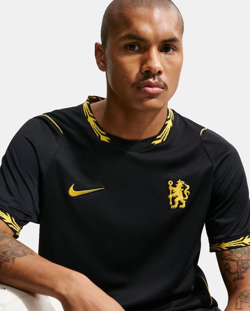 T-shirt de Homem 2.º Equipamento Chelsea FC 2026-2027 Preto-3