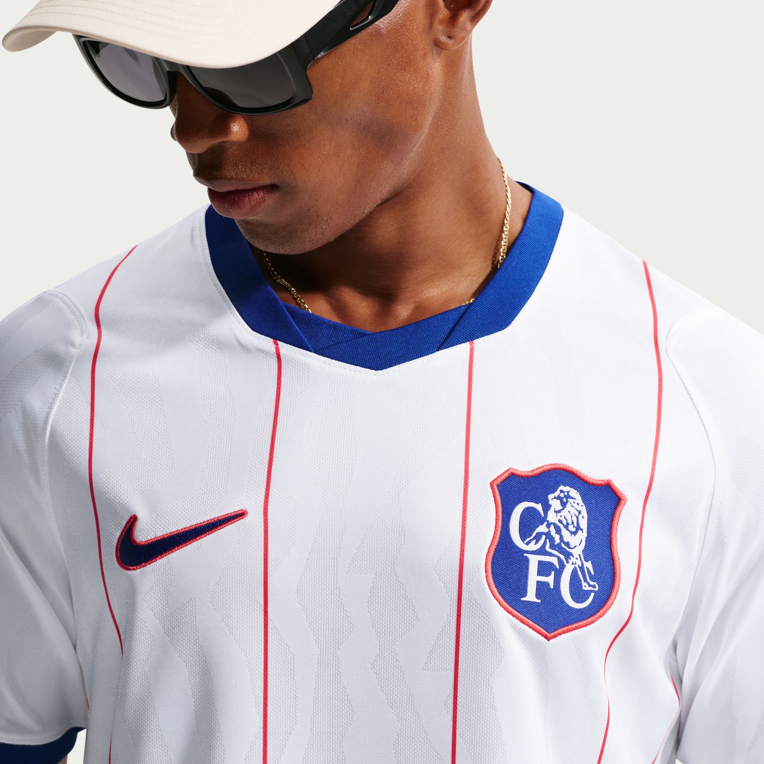 T-shirt de Homem 3.º Equipamento Chelsea FC 2026-2027 Branco-3