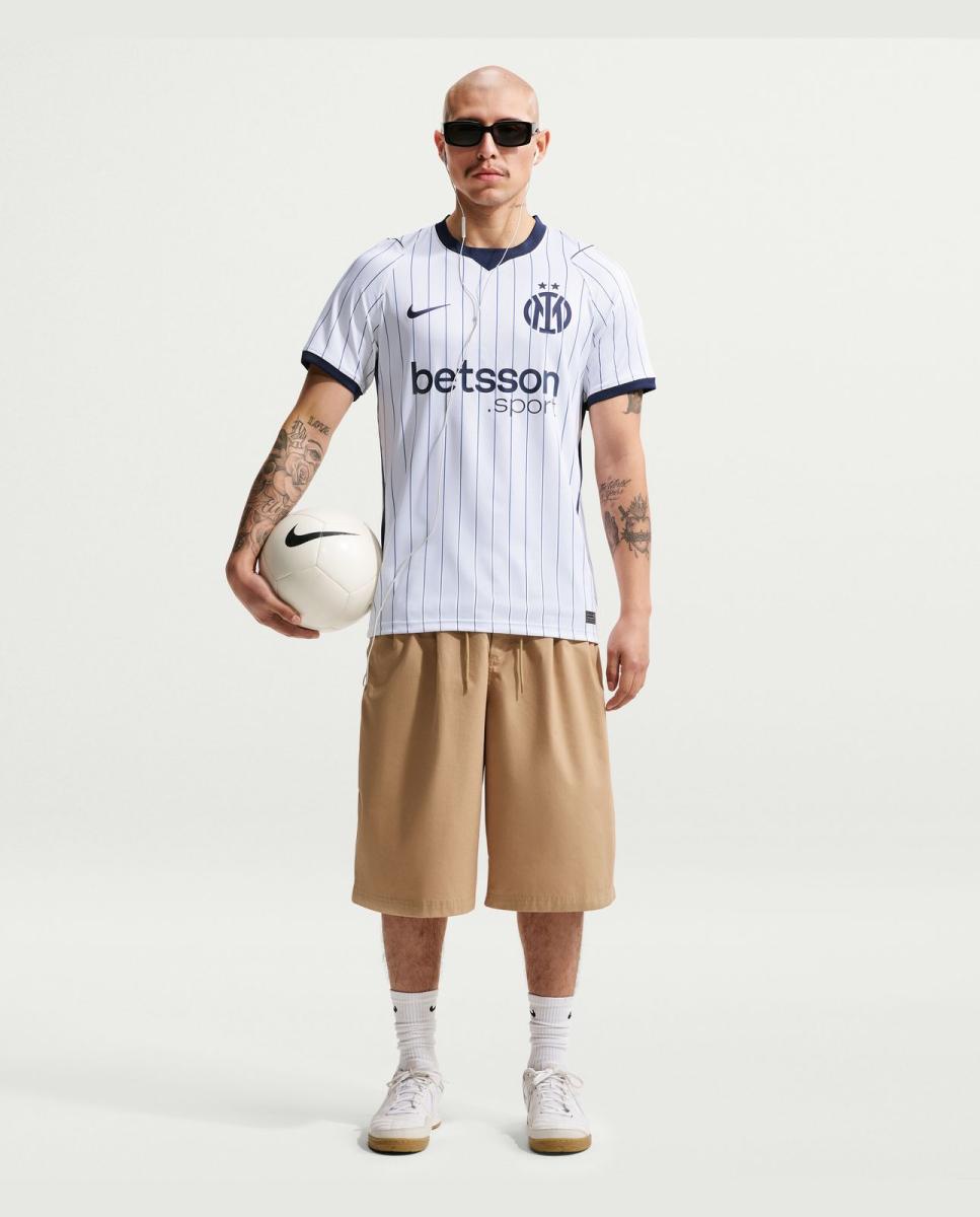 T-shirt de Homem 2.º Equipamento Inter de Milán 2026-2027 Branco-3