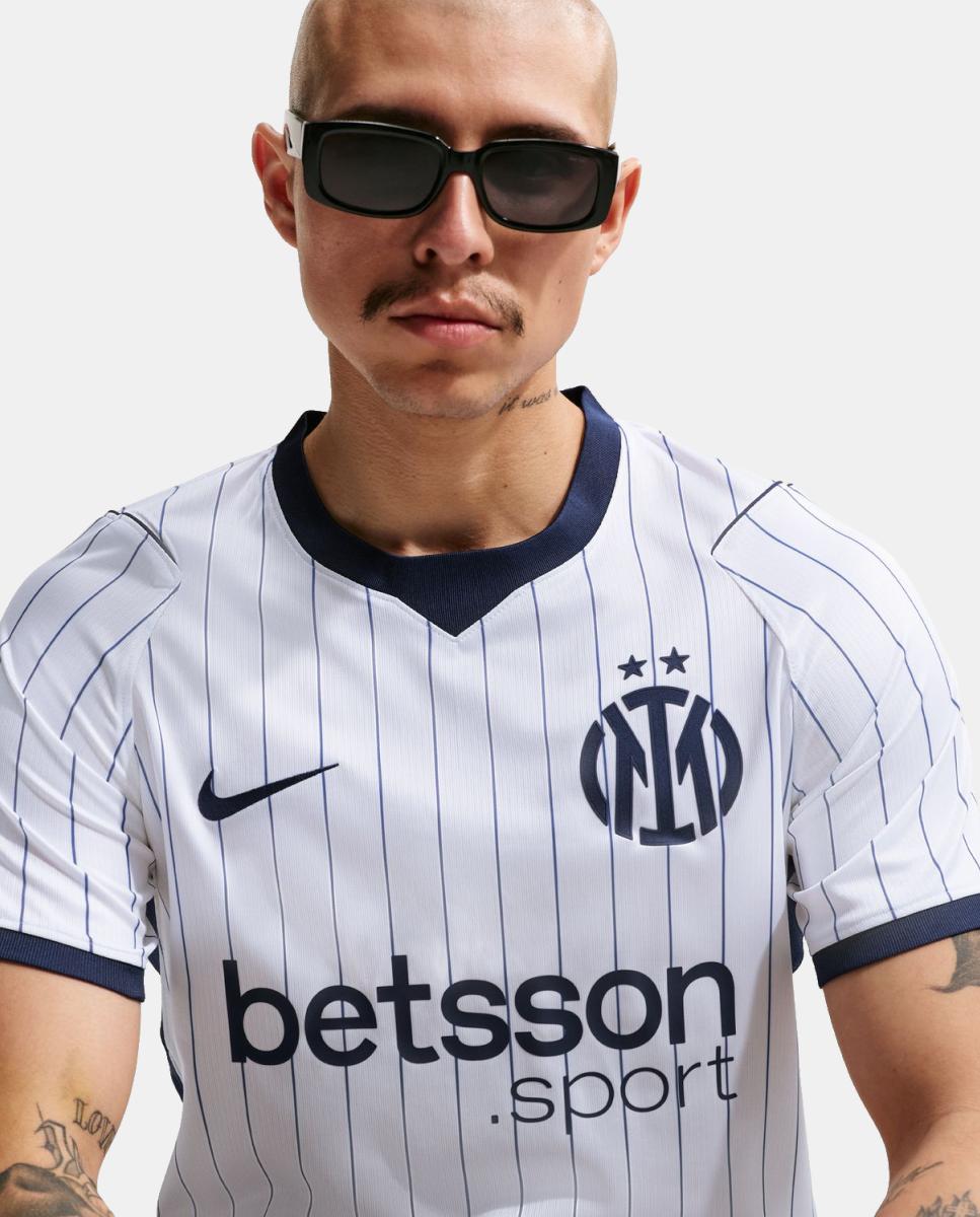 T-shirt de Homem 2.º Equipamento Inter de Milán 2026-2027 Branco-8