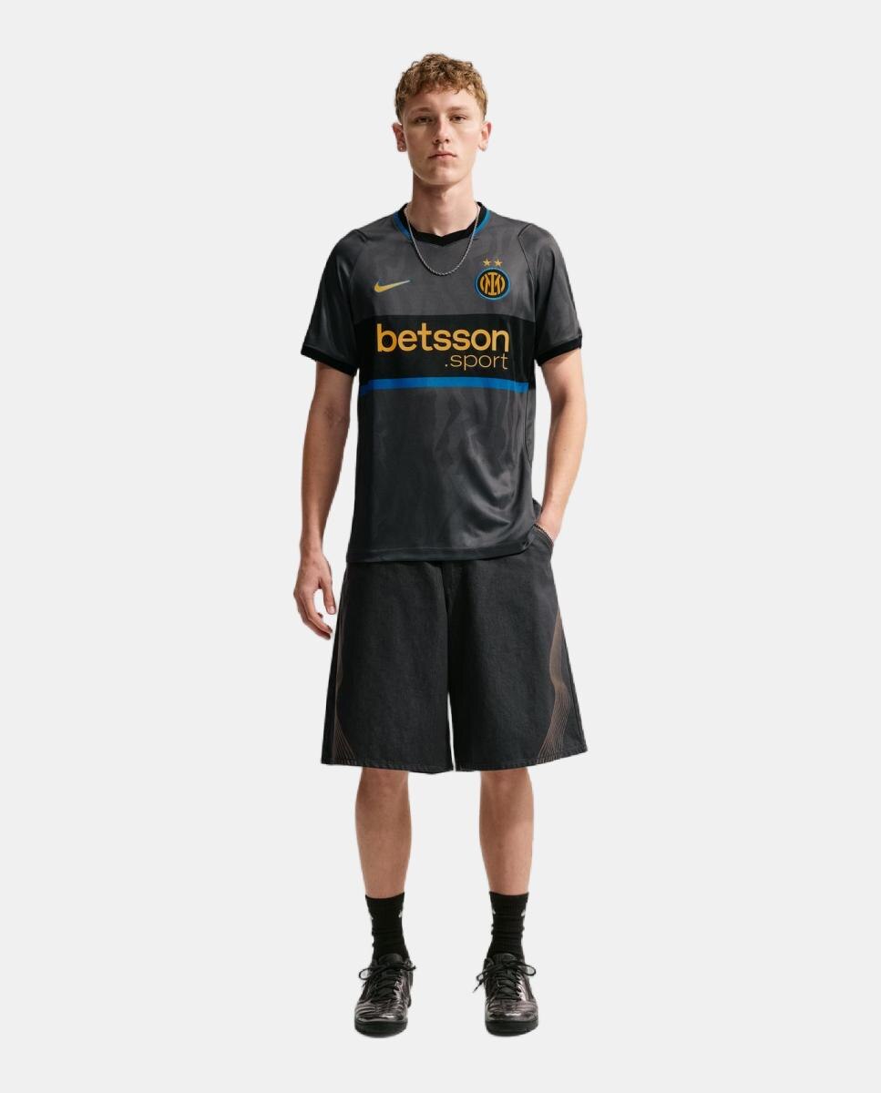 T-shirt de Homem 3.º Equipamento Inter de Milán 2026-2027 Stadium Cinzento-5