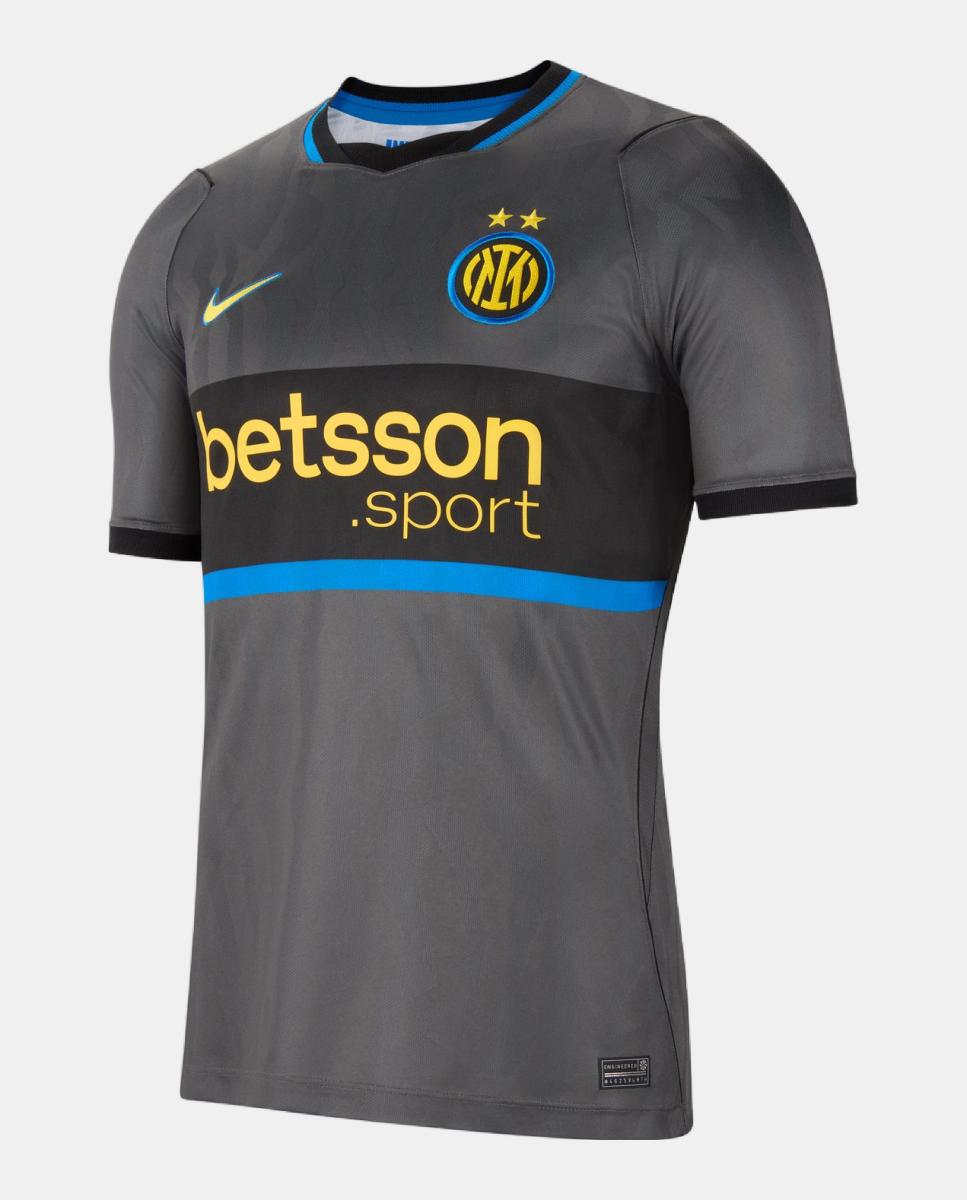 T-shirt de Homem 3.º Equipamento Inter de Milán 2026-2027 Stadium Cinzento-7