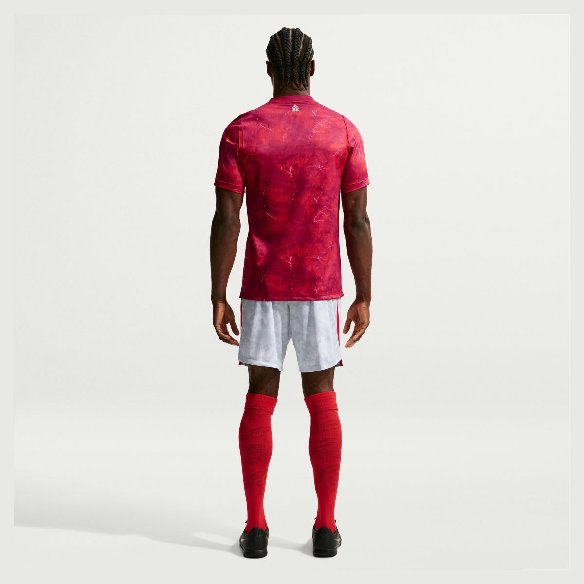 T-shirt de Homem 2.º Equipamento Polónia Mundial 2026 Stadium Vermelho-6