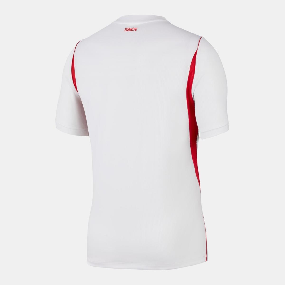 T-shirt de Homem 2.º Equipamento Turquia Mundial 2026 Stadium Branco / Vermelho-2