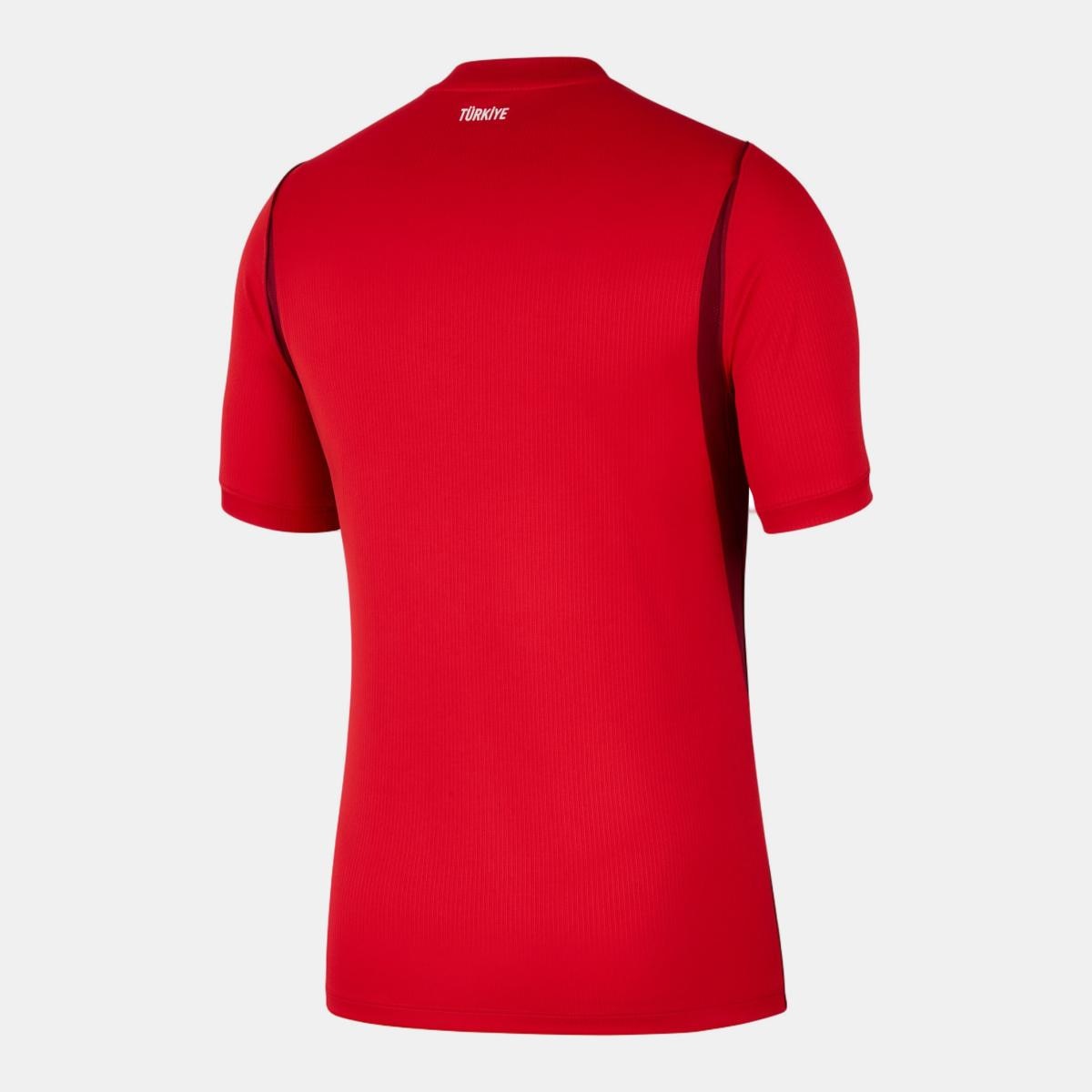 T-shirt de Homem 1.º Equipamento Turquia Mundial 2026 Stadium Vermelho-2