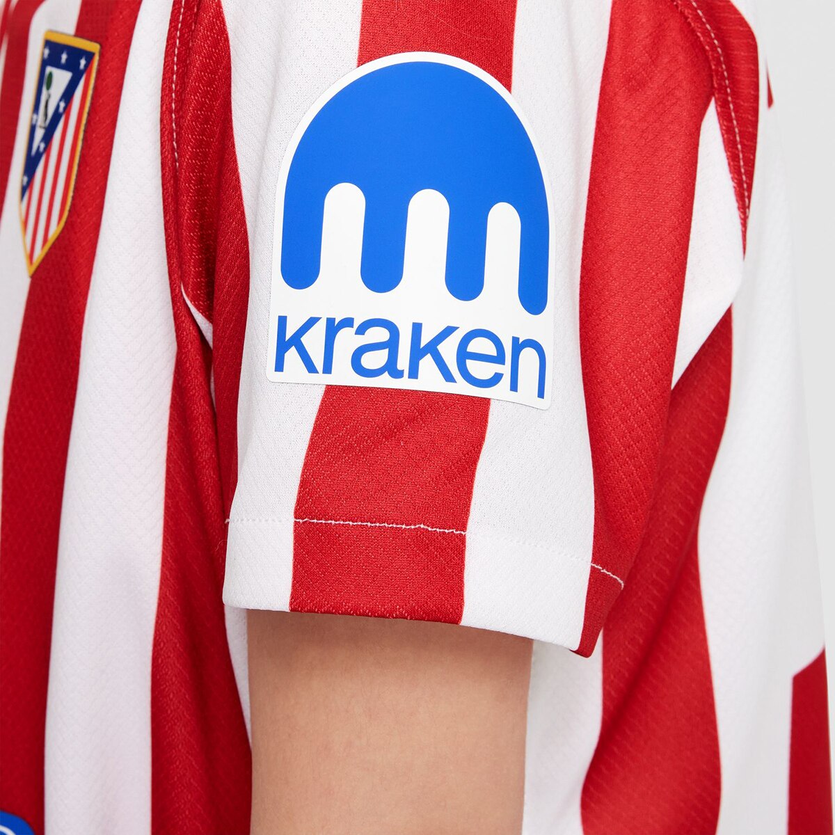 Conjunto de Criança 1.º Equipamento Atlético de Madrid 2025-2026 Stadium Vermelho / Branco-8