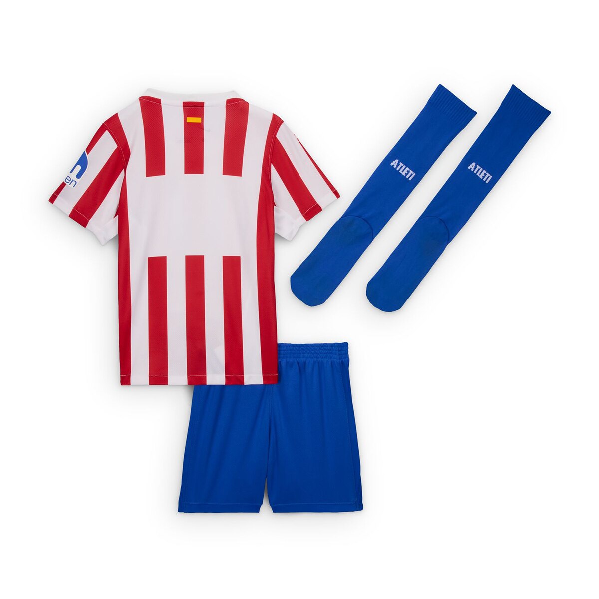 Conjunto de Criança 1.º Equipamento Atlético de Madrid 2025-2026 Stadium Vermelho / Branco-12