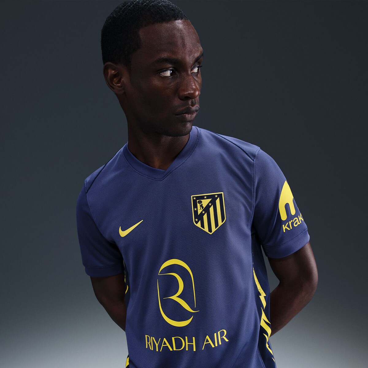 T-shirt de Homem 2.º Equipamento Atlético de Madrid 2025-2026 Stadium Azul-4