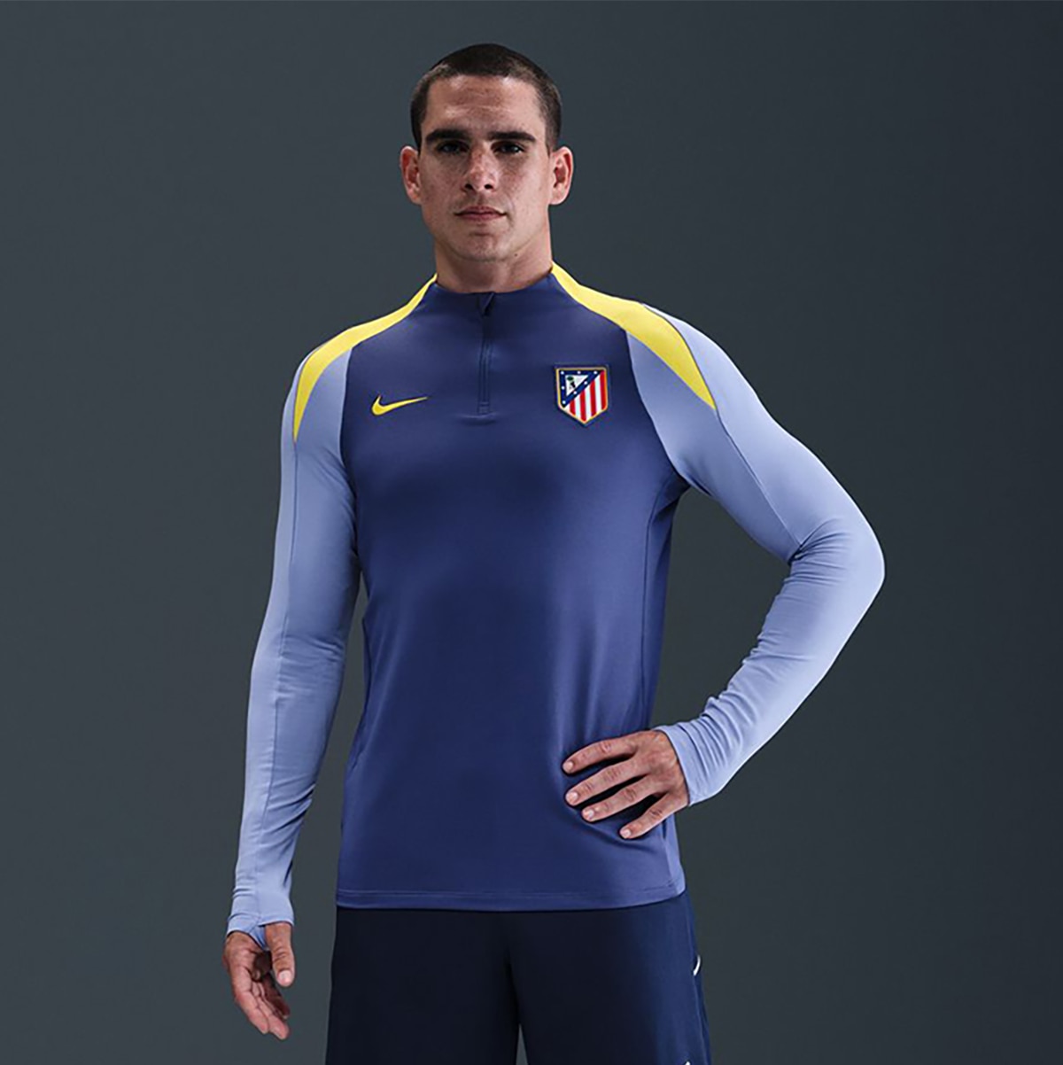 T-shirt de Homem Atlético de Madrid 2025-2026 Strike Roxo-1