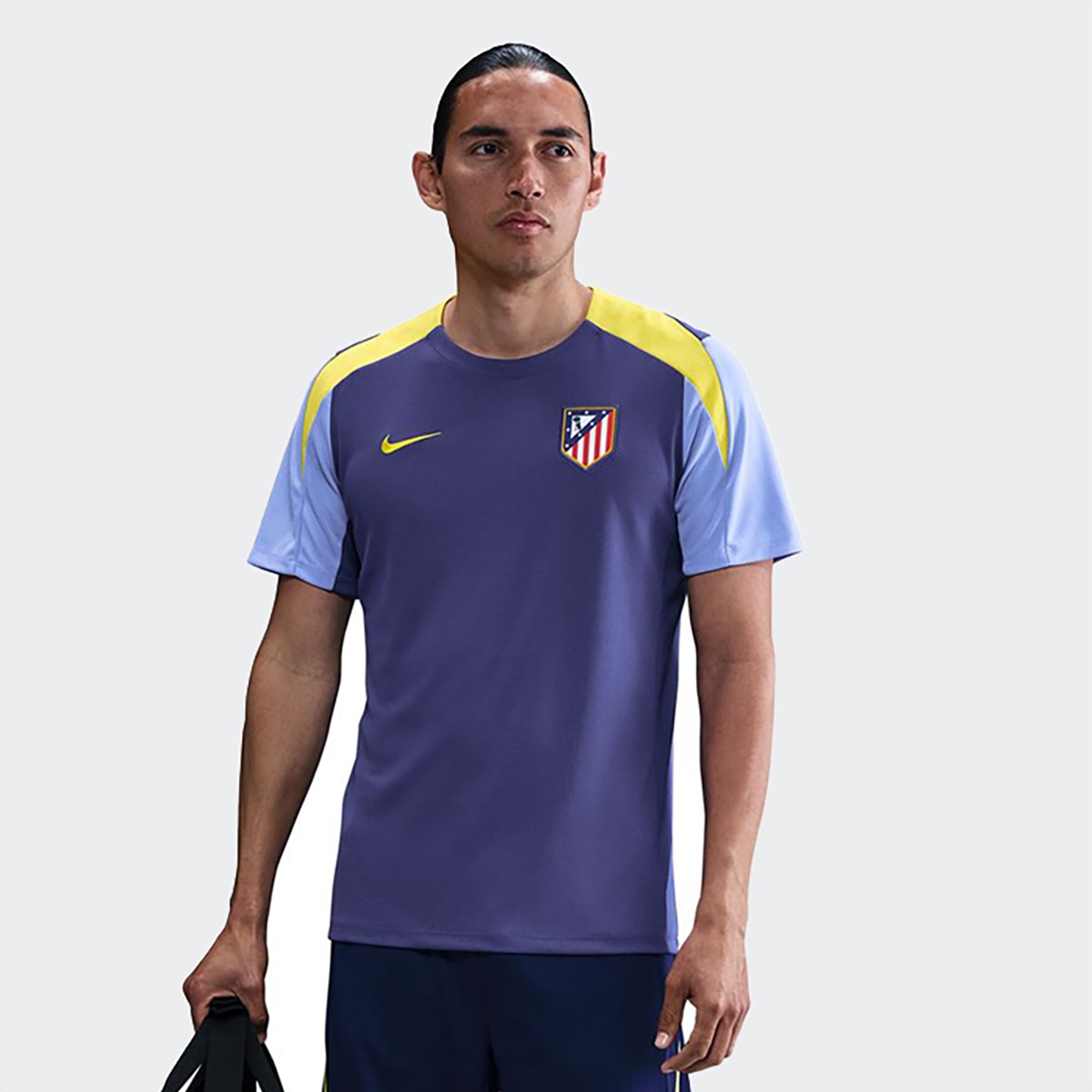T-shirt de Homem Atlético de Madrid 2025-2026 Strike Roxo-1