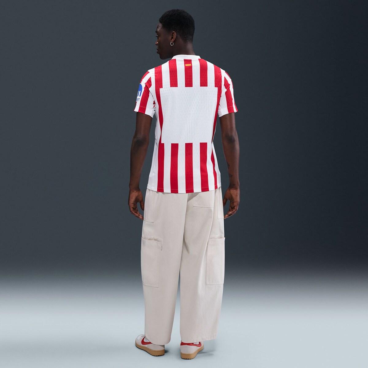 T-shirt de Homem 1.º Equipamento Atlético de Madrid 2025-2026 Match Vermelho / Branco-2
