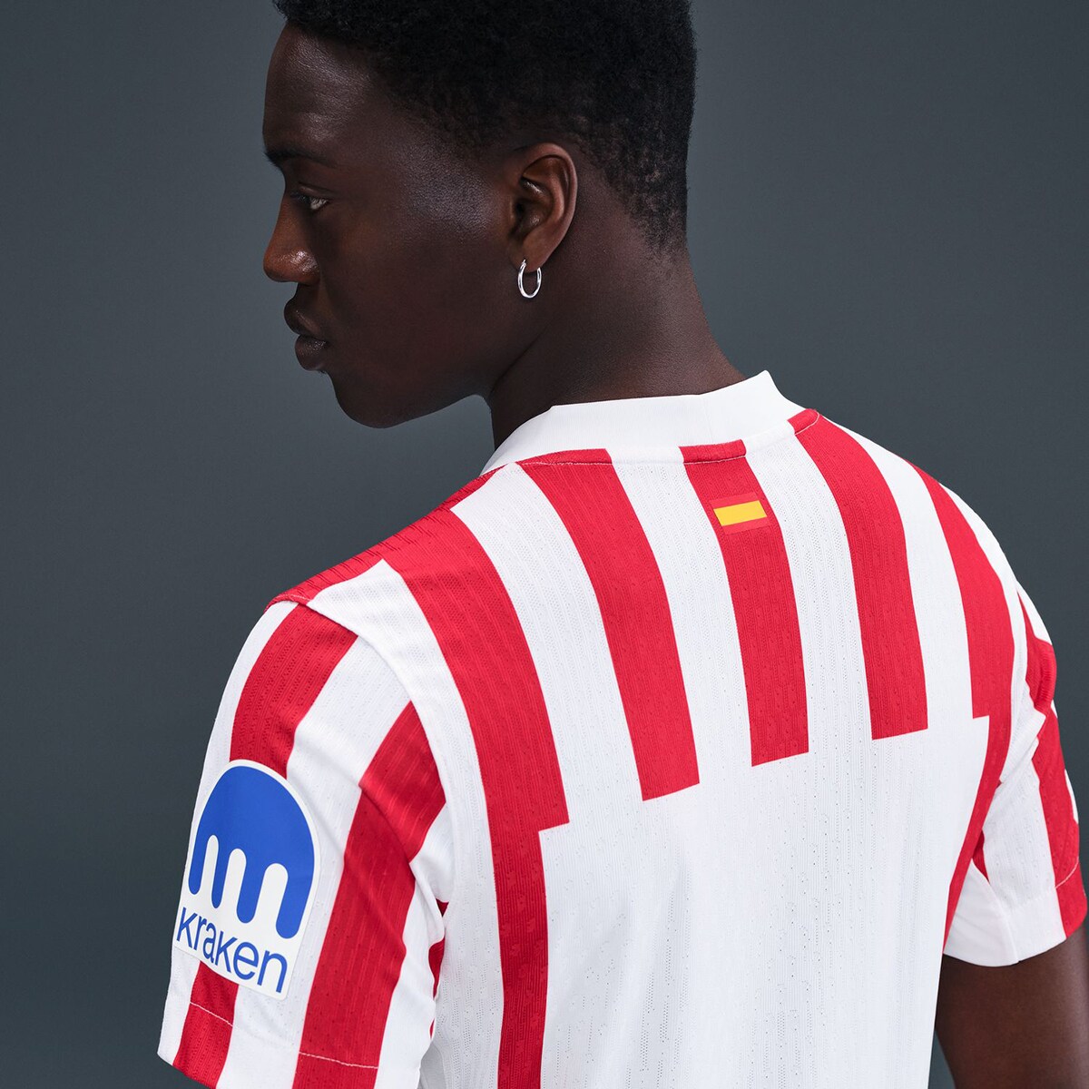 T-shirt de Homem 1.º Equipamento Atlético de Madrid 2025-2026 Match Vermelho / Branco-4