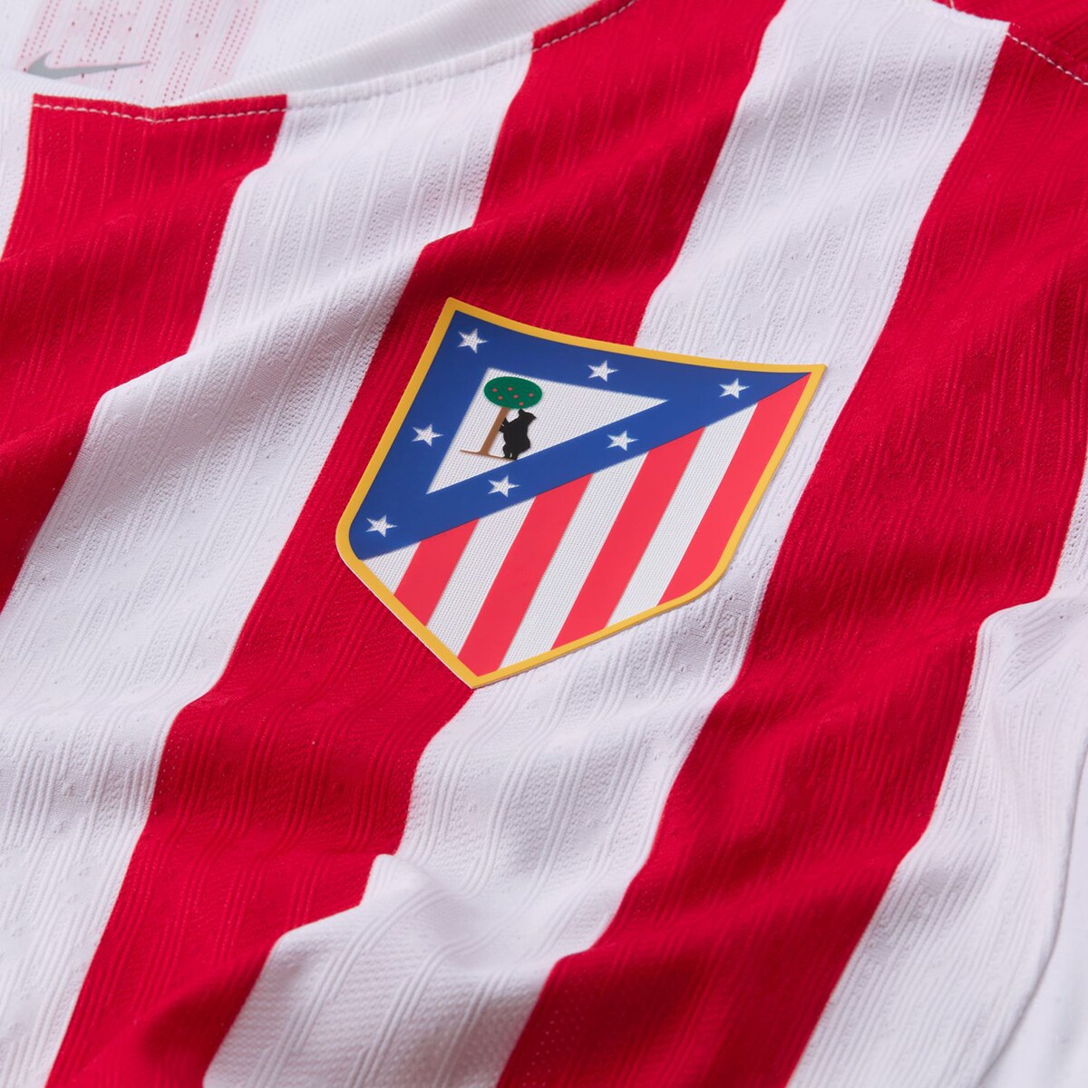 T-shirt de Homem 1.º Equipamento Atlético de Madrid 2025-2026 Match Vermelho / Branco-6