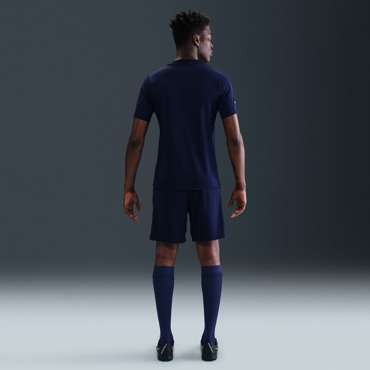 T-shirt de Homem Atlético de Madrid 2025-2026 Academy Azul / Amarelo-4