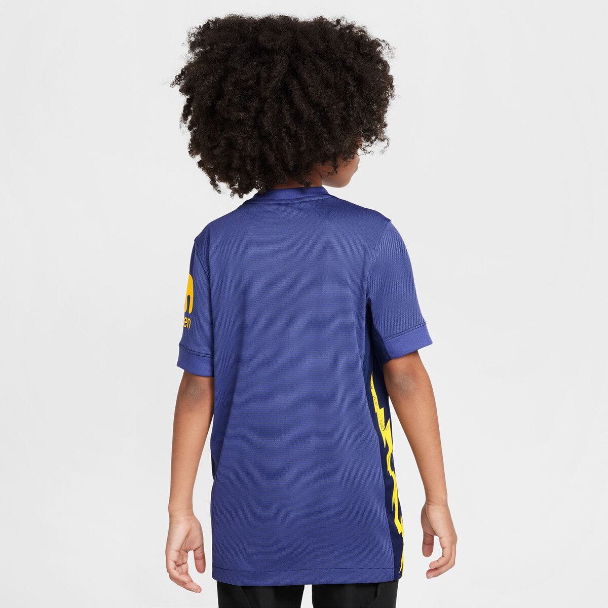 T-shirt de Criança 2.º Equipamento Atlético de Madrid 2025-2026 Stadium Azul-2