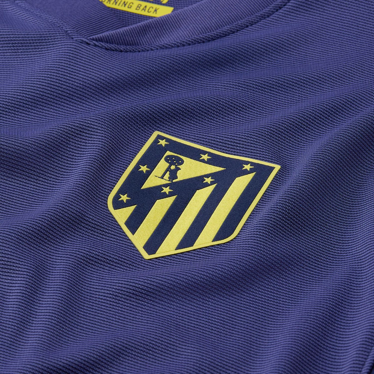 T-shirt de Criança 2.º Equipamento Atlético de Madrid 2025-2026 Stadium Azul-5