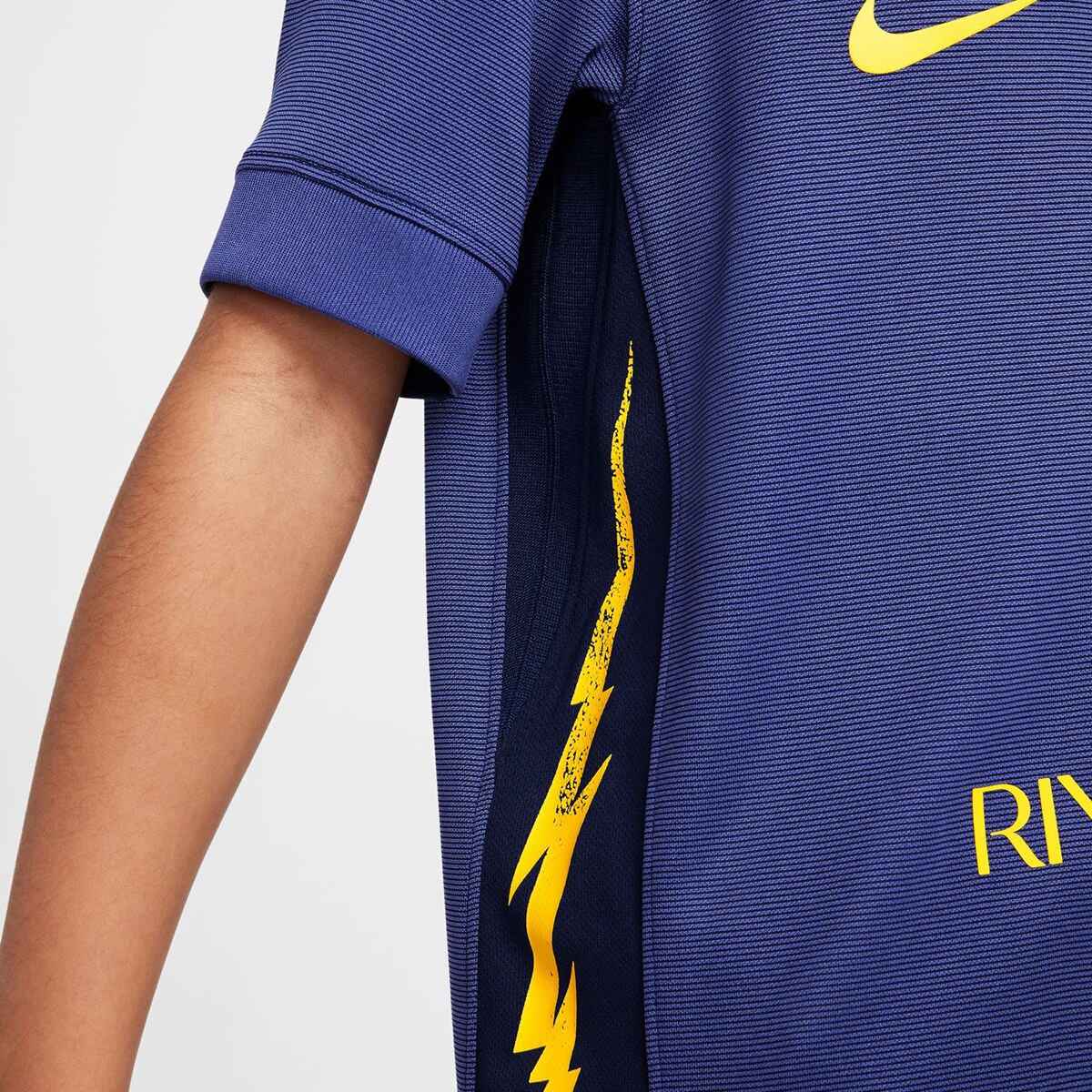 T-shirt de Criança 2.º Equipamento Atlético de Madrid 2025-2026 Stadium Azul-7