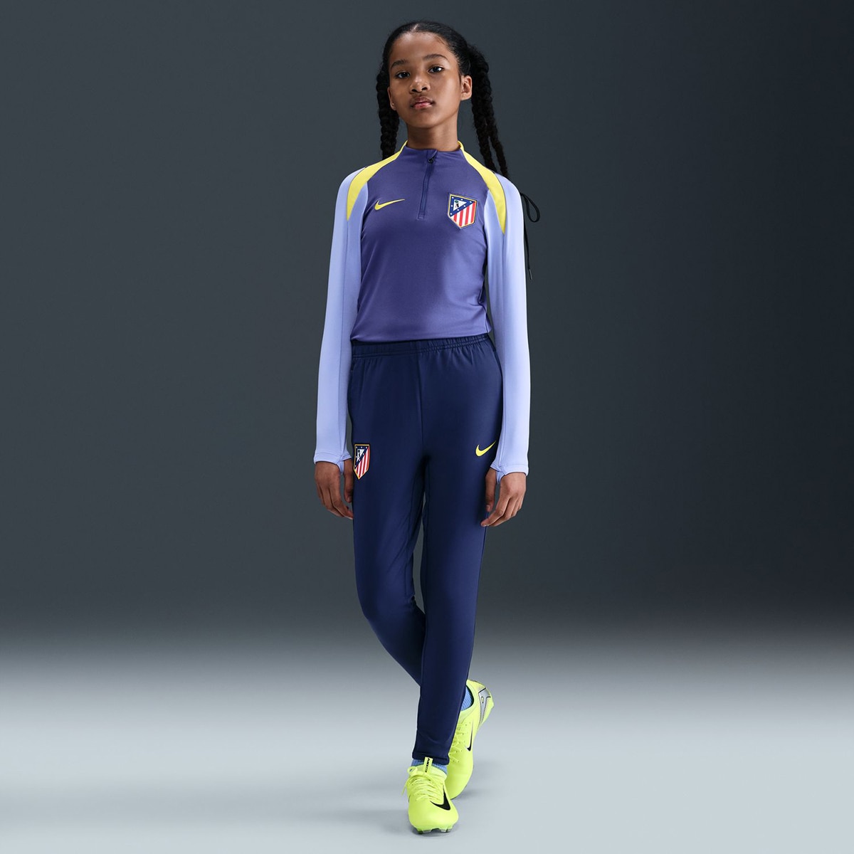 Calças de Criança Atlético de Madrid 2025-2026 Strike Azul-7