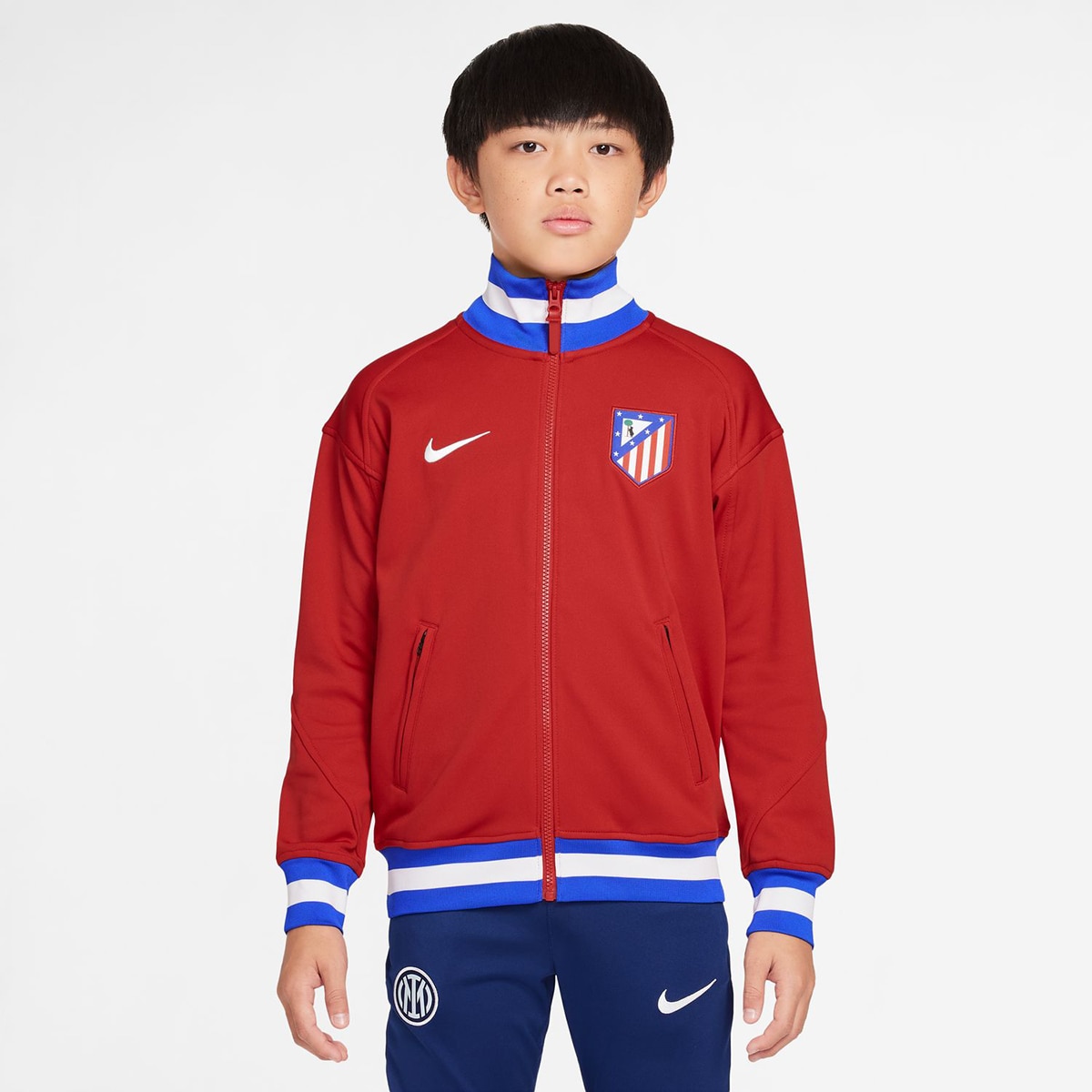 Casaco de criança Atlético de Madrid 2025-2026 Anthem Vermelho-1
