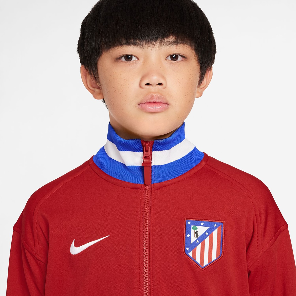 Casaco de criança Atlético de Madrid 2025-2026 Anthem Vermelho-3