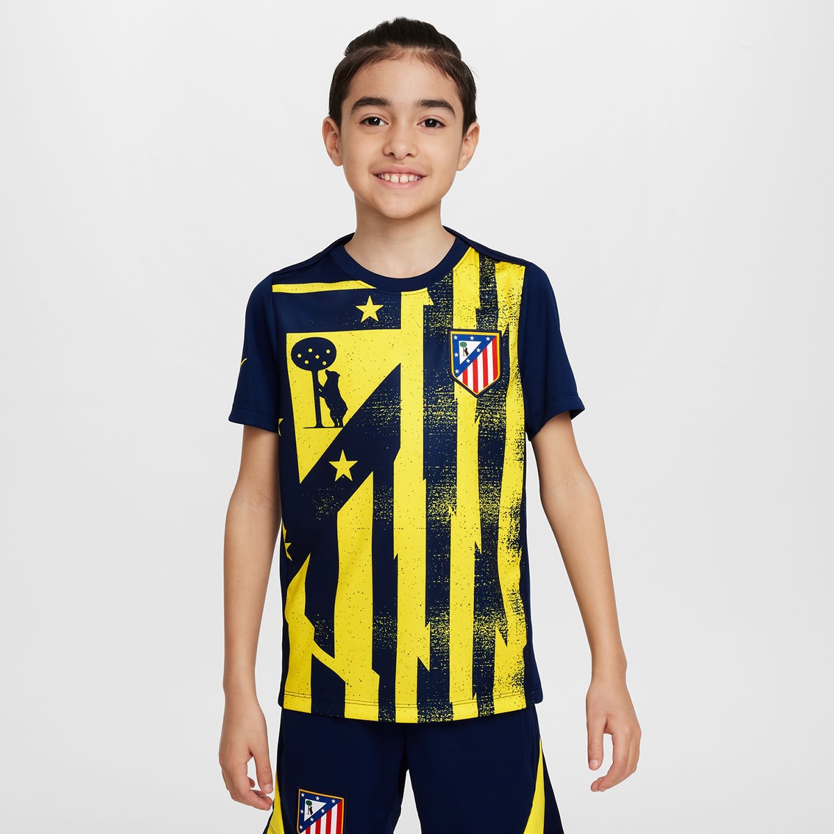 T-shirt de Criança Atlético de Madrid 2025-2026 Academy Azul-1