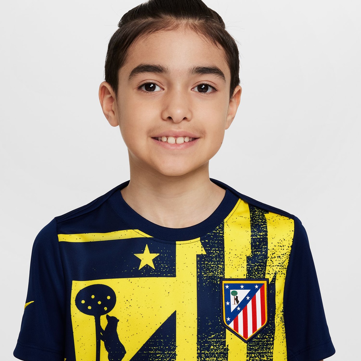 T-shirt de Criança Atlético de Madrid 2025-2026 Academy Azul-5