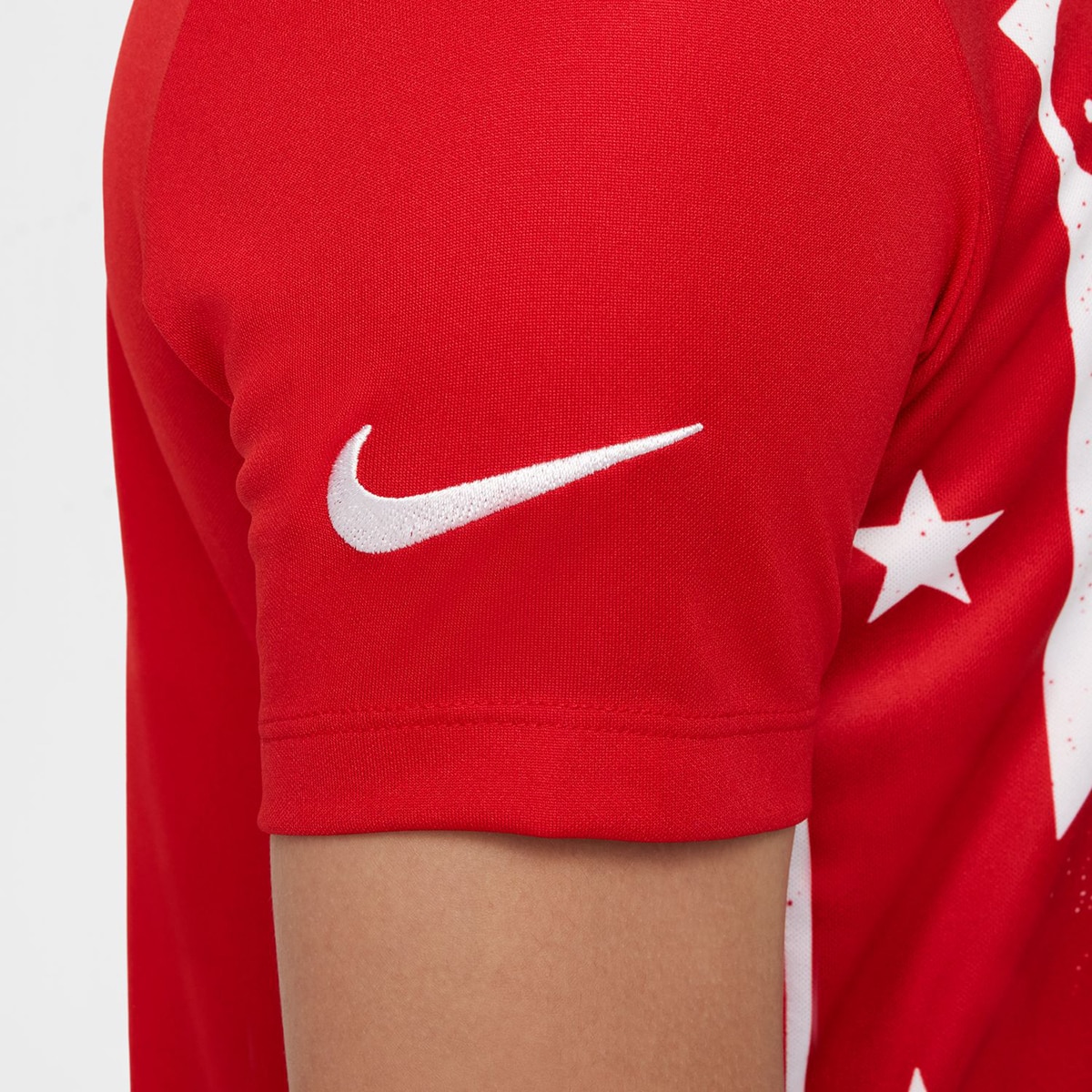 T-shirt de Criança Atlético de Madrid 2025-2026 Academy Vermelho / Branco-5