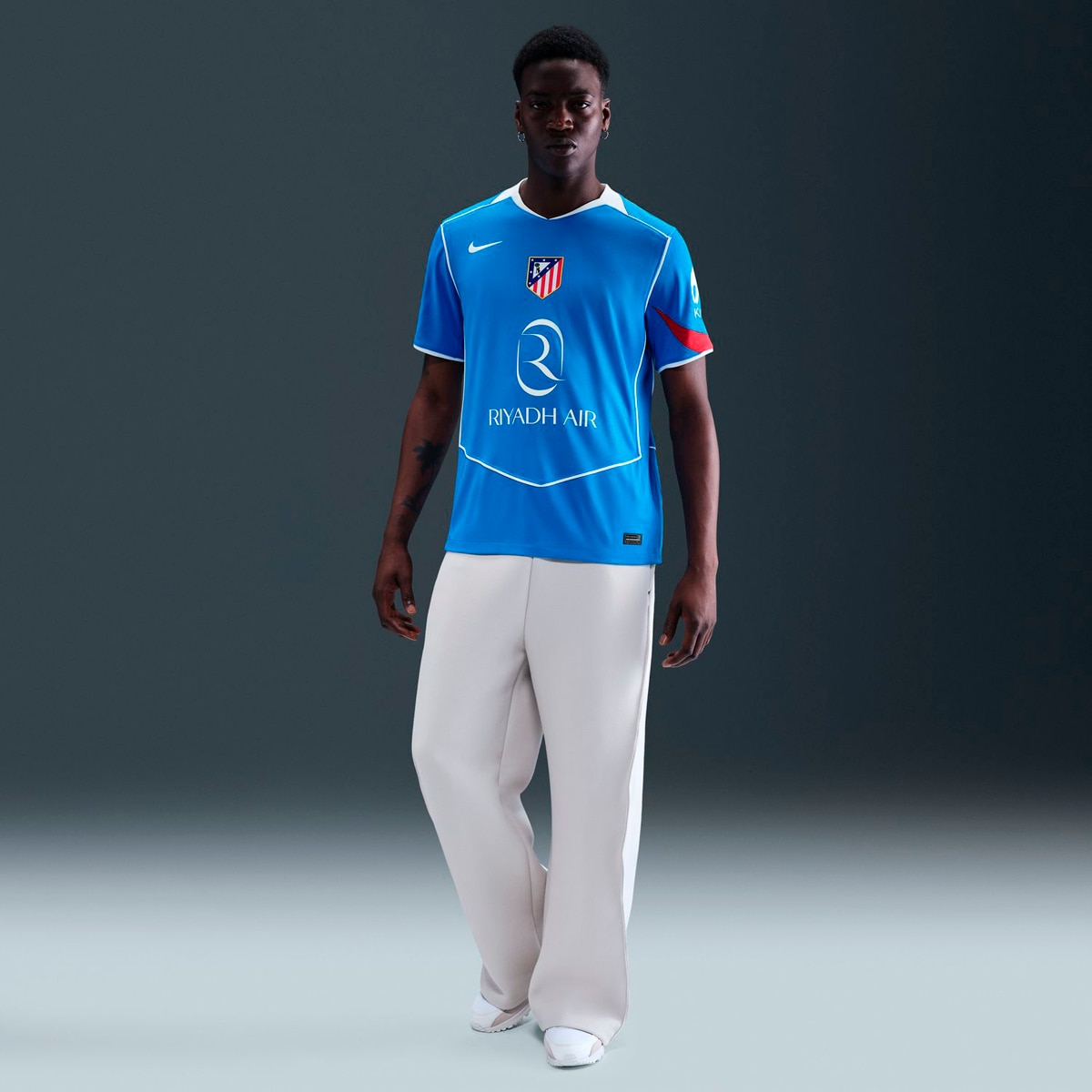T-shirt 3.º Equipamento Atlético de Madrid 2025-2026 Stadium Azul-4