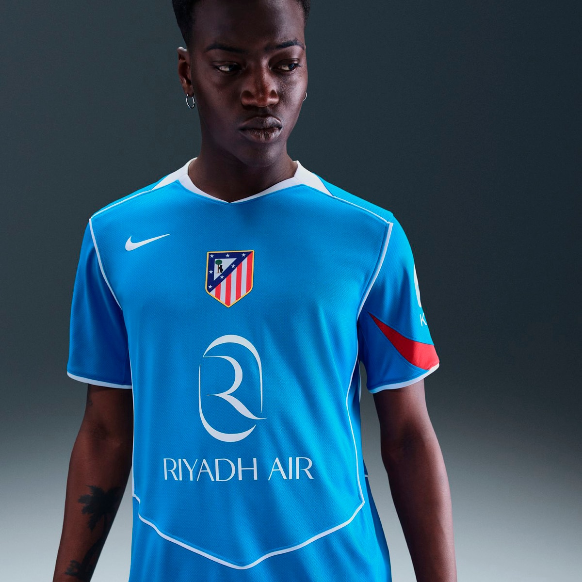 T-shirt 3.º Equipamento Atlético de Madrid 2025-2026 Stadium Azul-5
