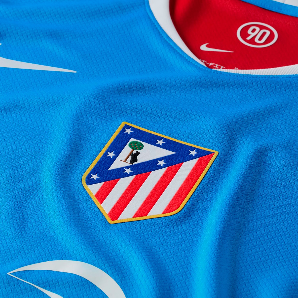 T-shirt 3.º Equipamento Atlético de Madrid 2025-2026 Stadium Azul-6