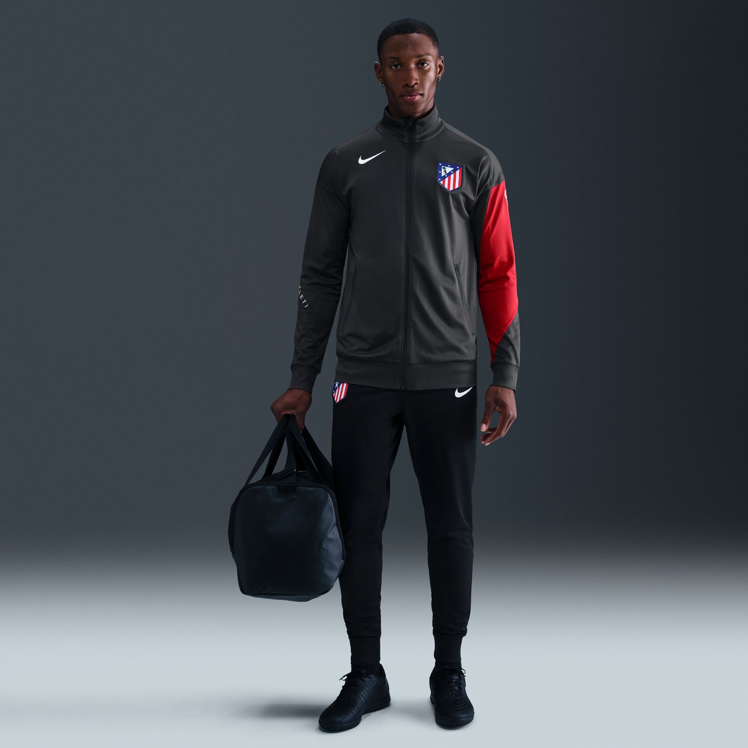 Fato de Treino de Homem Atlético de Madrid 2025-2026 Strike Cinzento-4