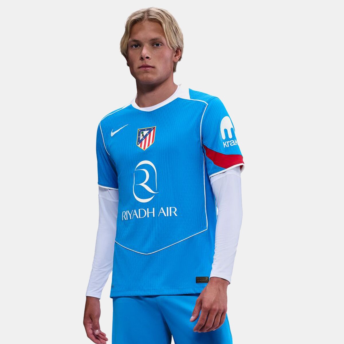 T-shirt de Homem 3.º Equipamento Atlético de Madrid 2025-2026 Match Azul-1