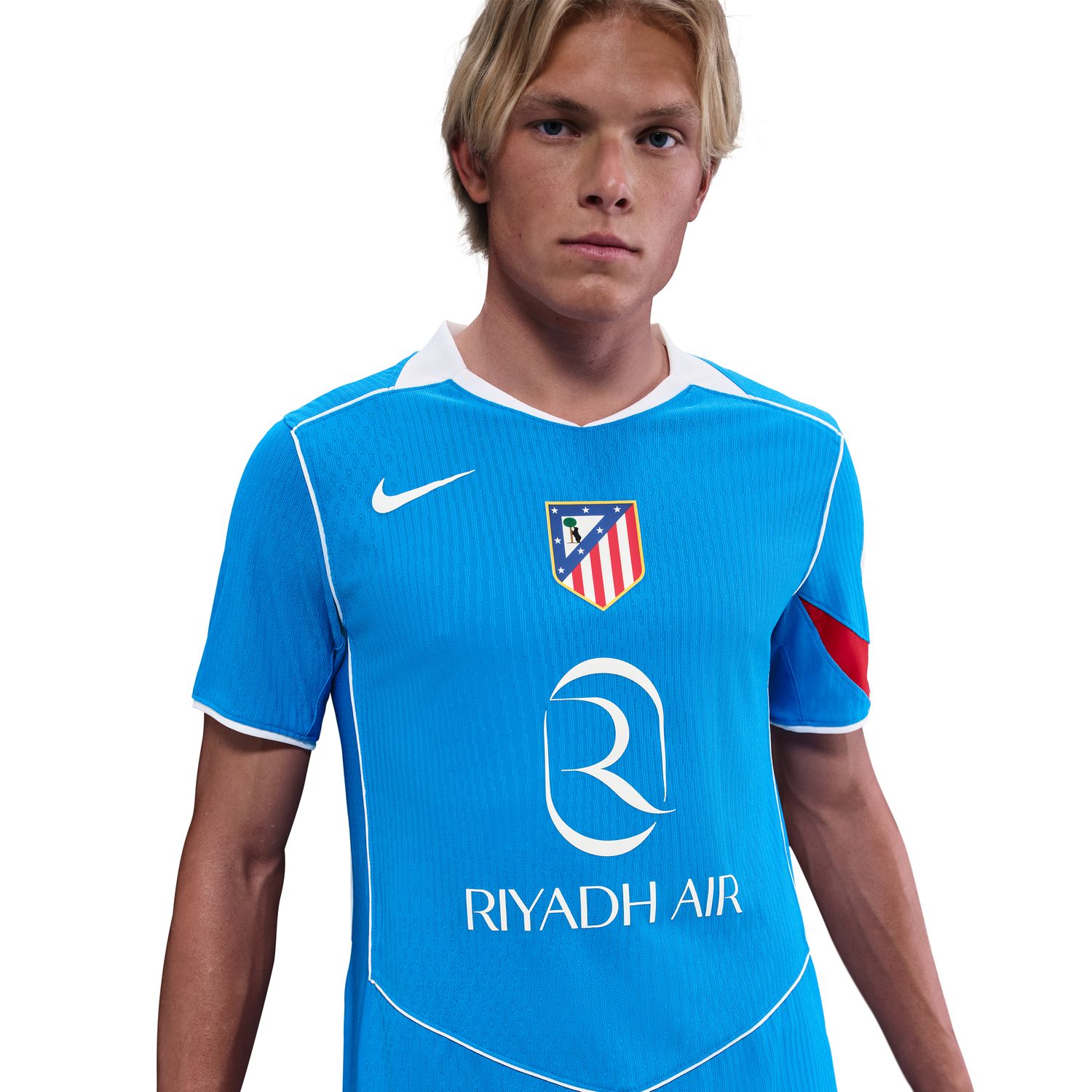 T-shirt de Homem 3.º Equipamento Atlético de Madrid 2025-2026 Match Azul-3