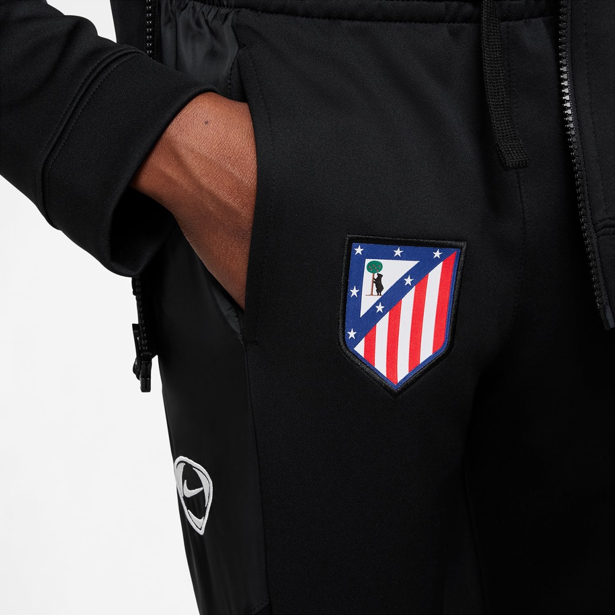 Fato-de-Treino de Criança Atlético de Madrid 2025-2026 Strike Preto-3