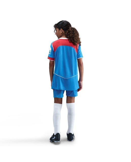 T-shirt de Criança 3.º Equipamento Atlético de Madrid 2025-2026 Stadium Azul-3