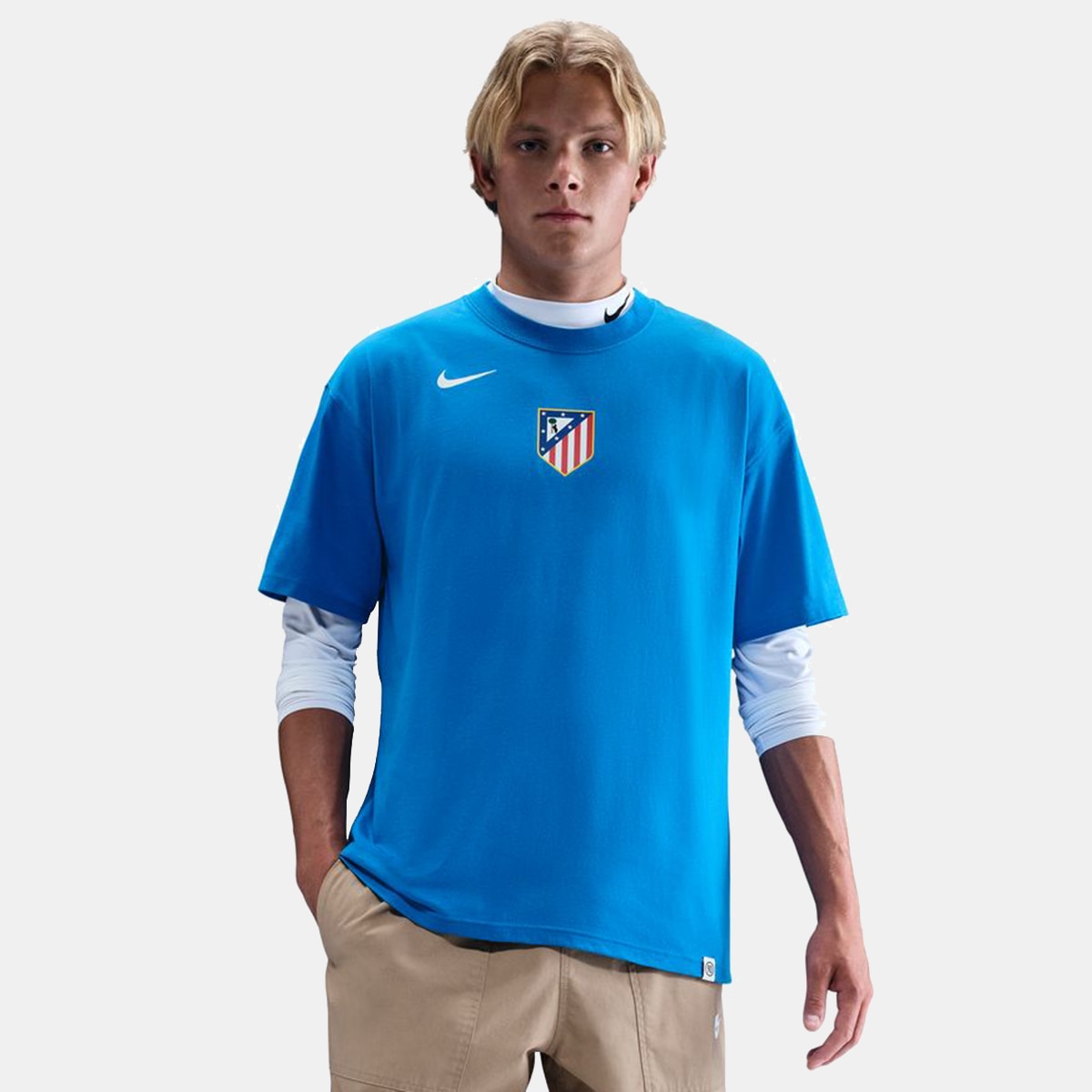T-shirt de Homem Atlético de Madrid 2025-2026 Total 90 Remix Azul-1