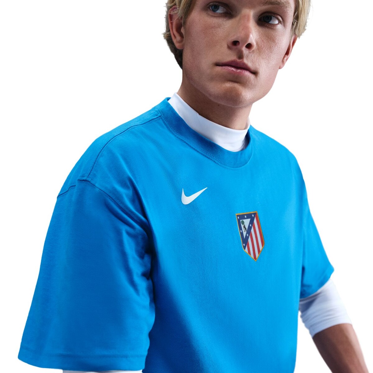 T-shirt de Homem Atlético de Madrid 2025-2026 Total 90 Remix Azul-4