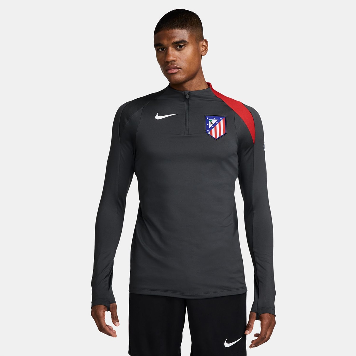 T-shirt de Homem Atlético de Madrid 2025-2026 Strike Drill Top Cinzento-1