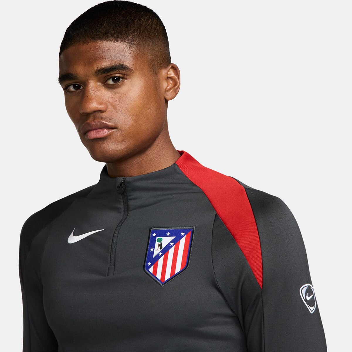 T-shirt de Homem Atlético de Madrid 2025-2026 Strike Drill Top Cinzento-3