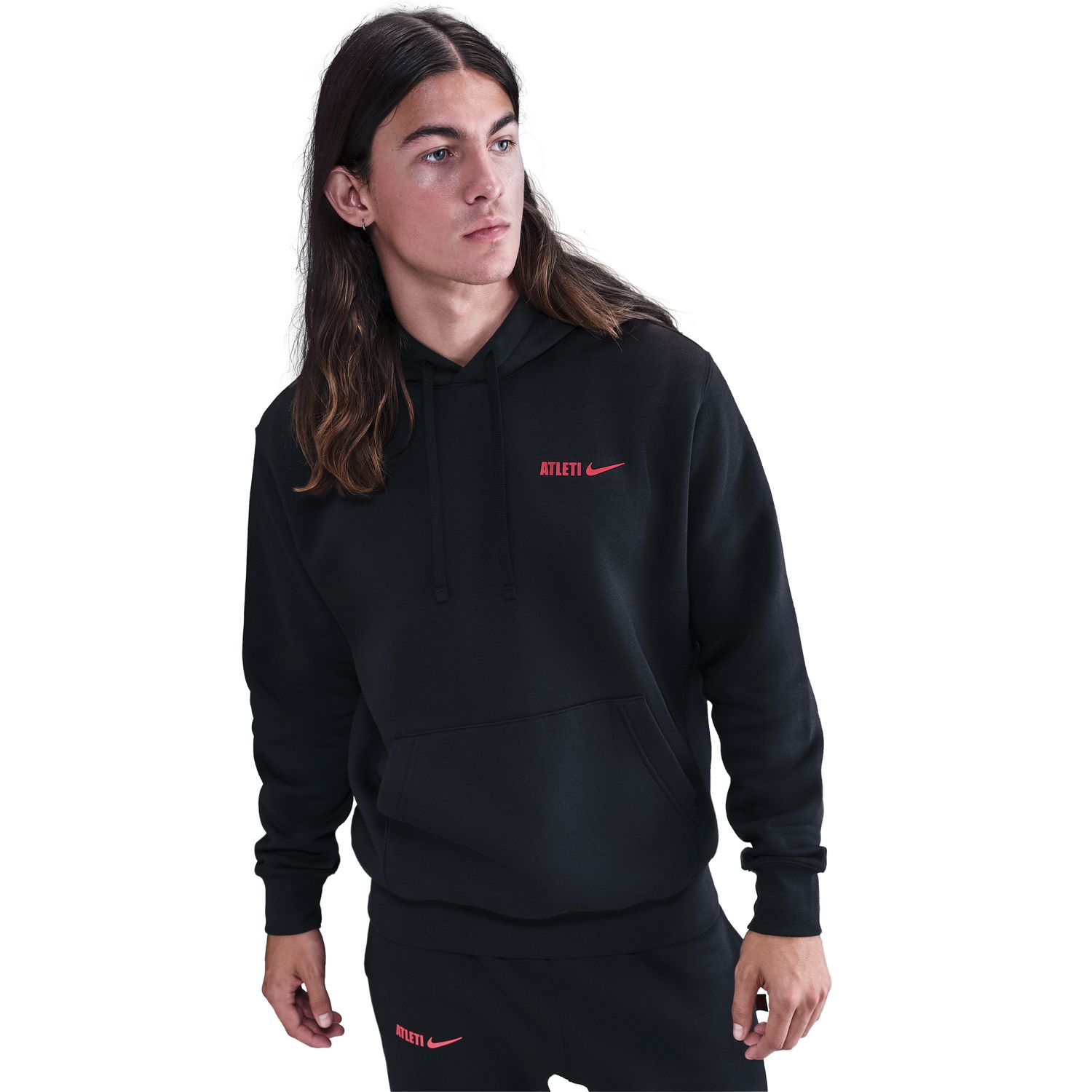 Sweatshirt de Homem Atlético de Madrid 2025-2026 Club Preto-3