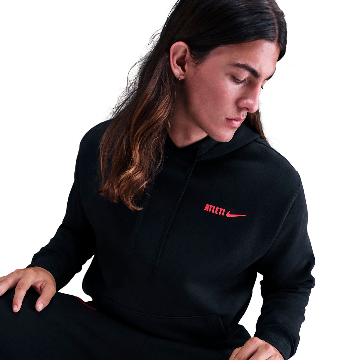 Sweatshirt de Homem Atlético de Madrid 2025-2026 Club Preto-6
