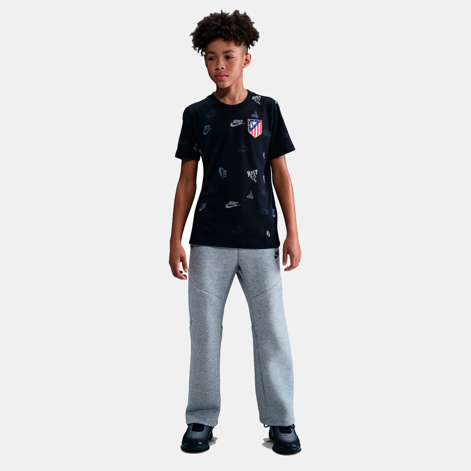T-shirt de Criança Atlético Madrid 2025-2026 Preto-1
