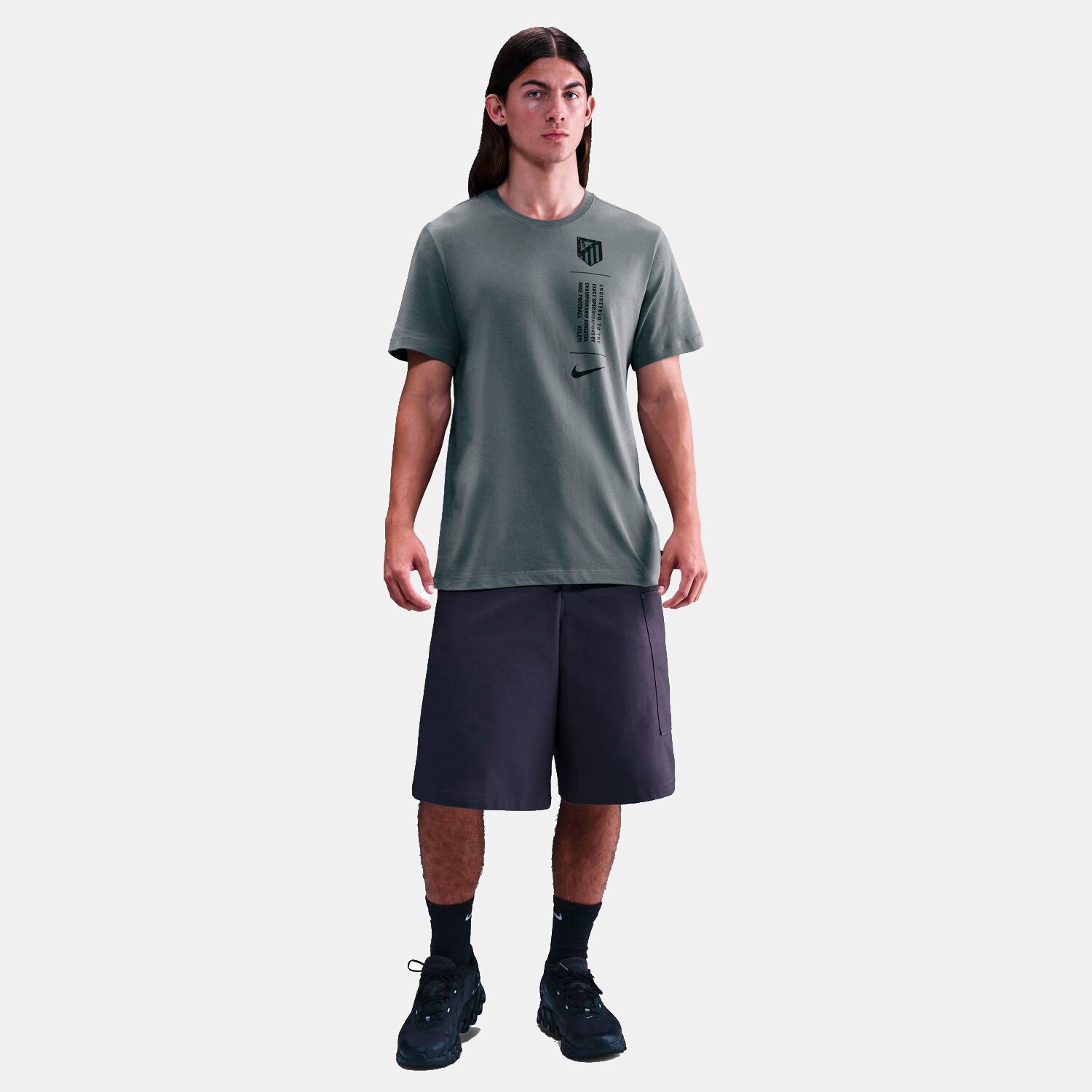 T-shirt de Homem Atlético de Madrid 2025-2026 Cinzento-5