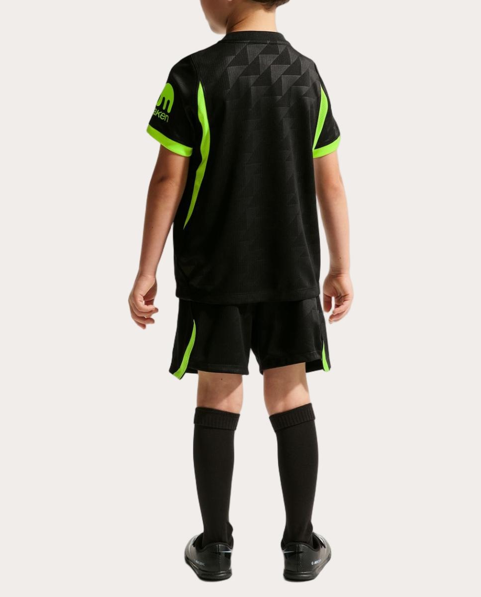 T-shirt de Criança 2.º Equipamento Atlético de Madrid 2026-2027 Stadium Preto-2